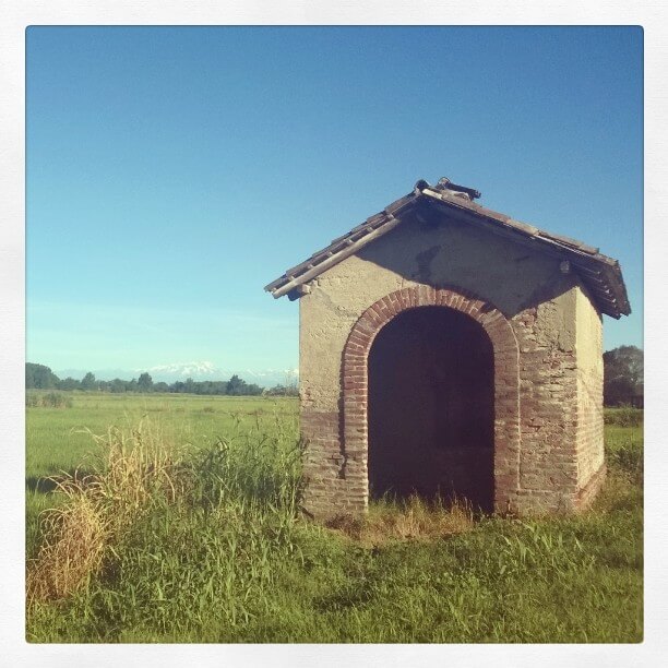 An old oven near a farm where I run